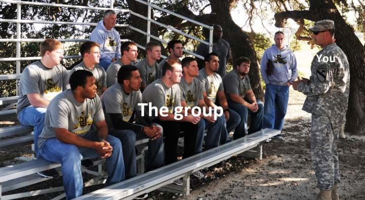 'Spartans' conduct team-building event with Southwestern University football team