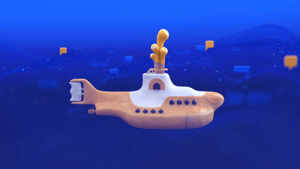illustration of submarine